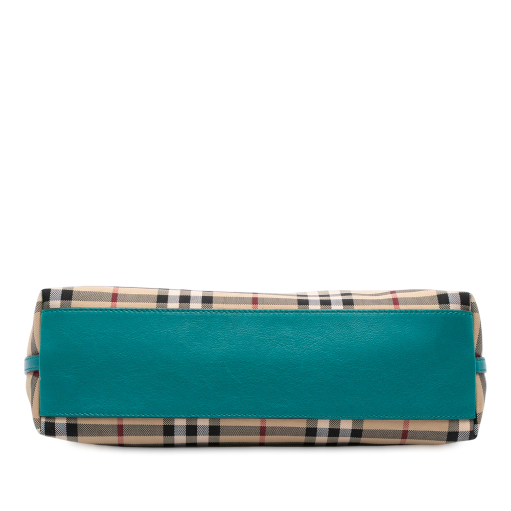 Pre-Loved Burberry Haymarket Check Coated Canvas Leah Crossbody - Picture 3 of 10